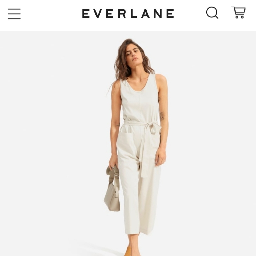The luxe cotton jumpsuit